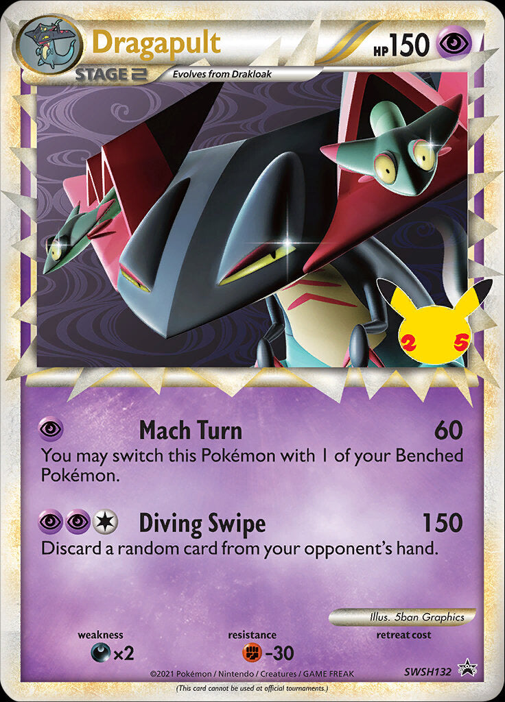 Dragapult (SWSH132) (Jumbo Card) [Sword & Shield: Black Star Promos] | Total Play