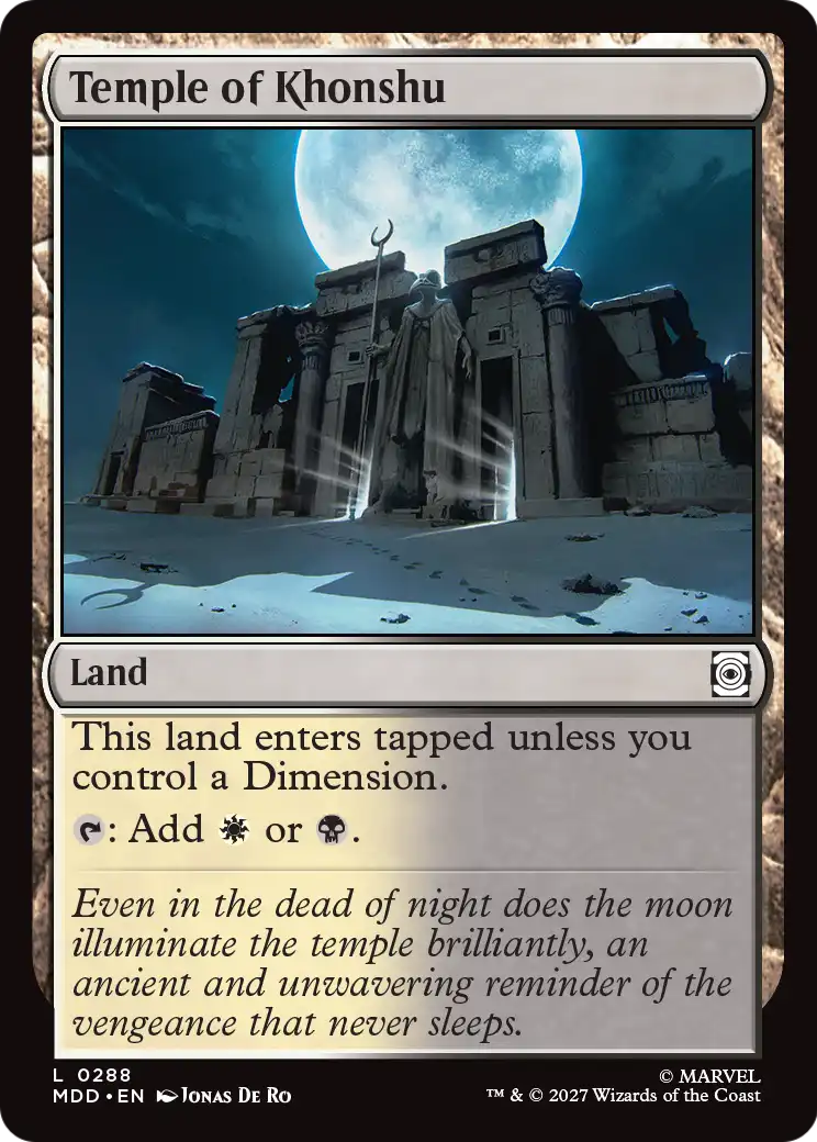 Temple of Khonshu [Marvel: Darkhold Destiny] | Total Play