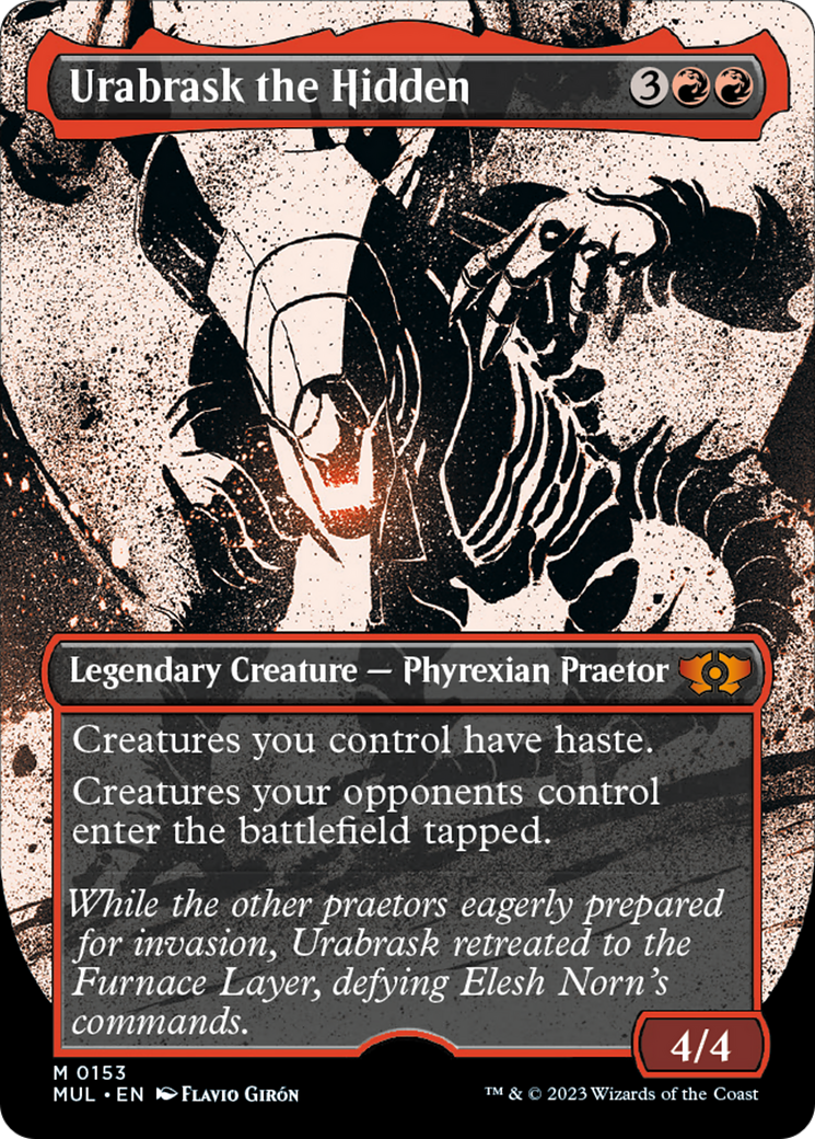 Urabrask the Hidden (Halo Foil) [Multiverse Legends] | Total Play