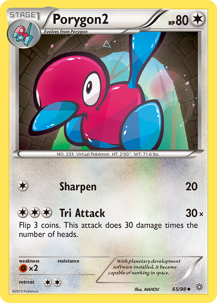 Porygon2 (65/98) [XY: Ancient Origins] | Total Play