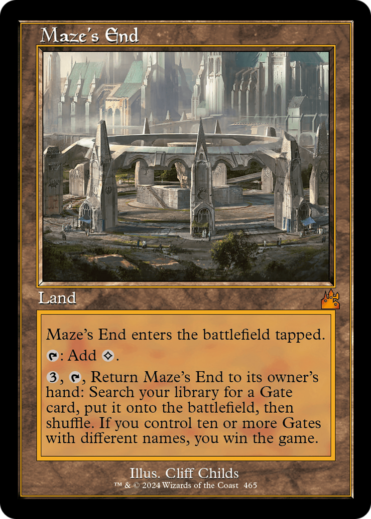 Maze's End (Retro Frame) [Ravnica Remastered] | Total Play