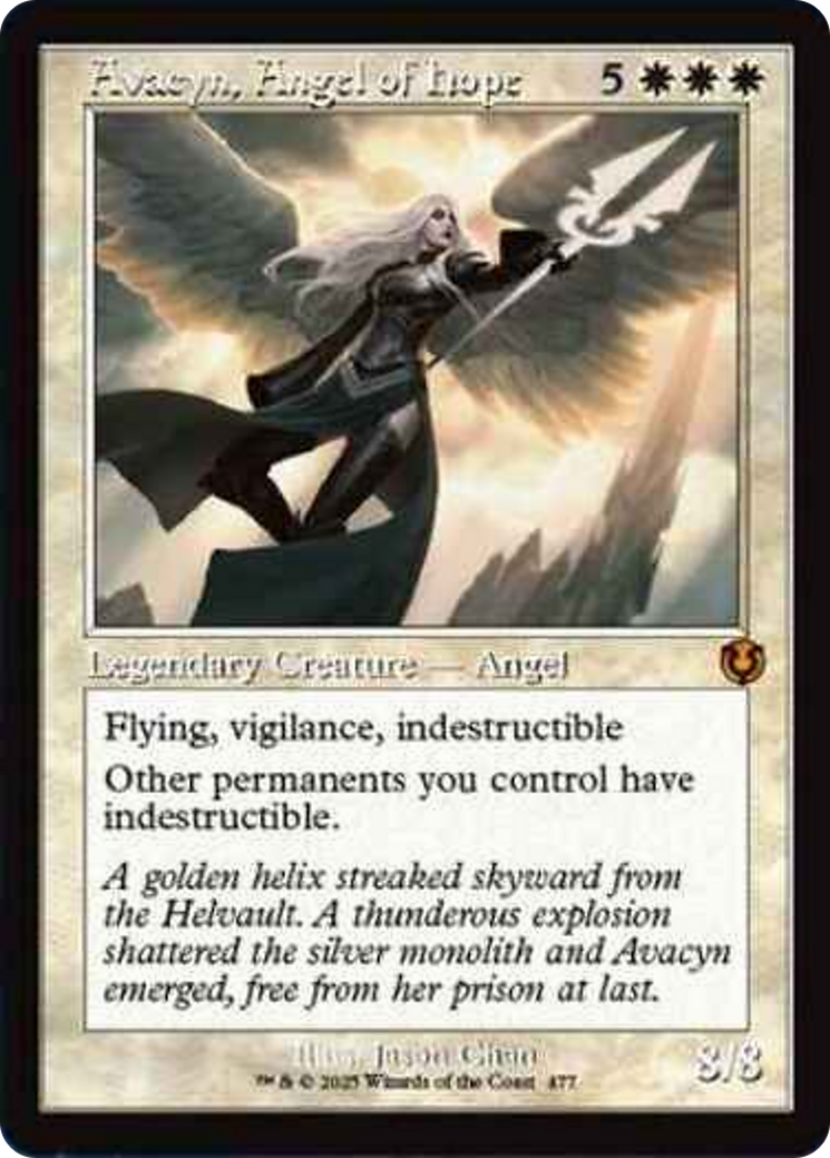 Avacyn, Angel of Hope (Retro Frame) [Innistrad Remastered] | Total Play