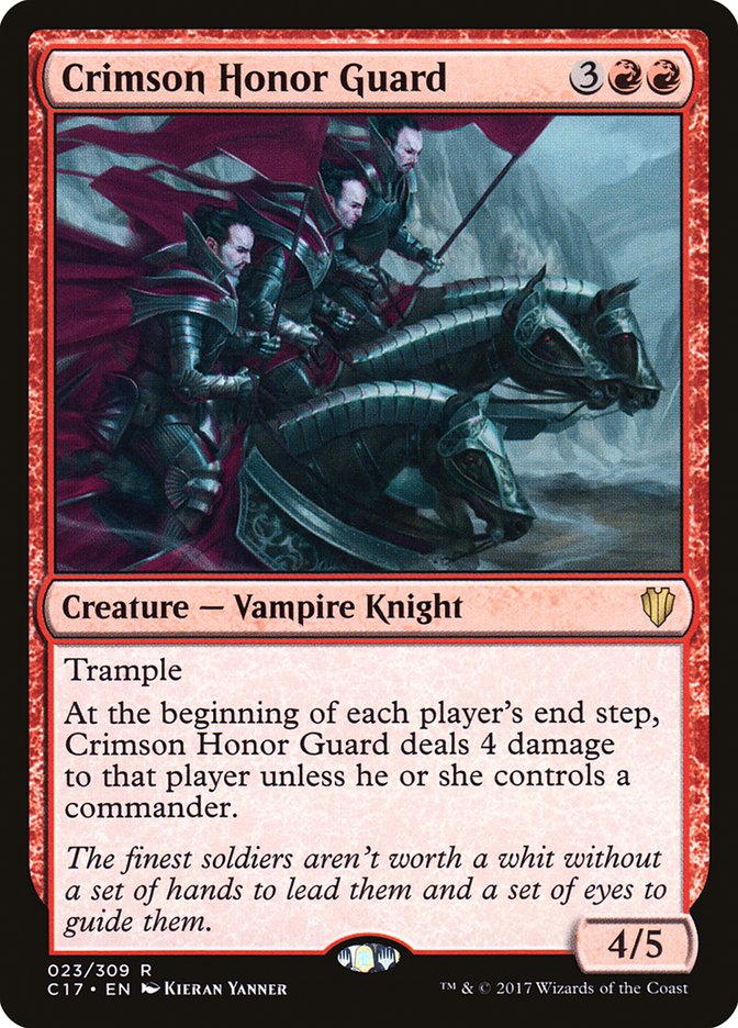 Crimson Honor Guard [Commander 2017] | Total Play