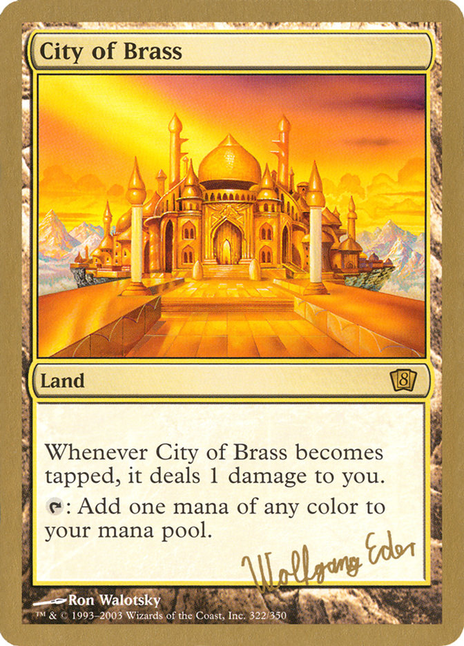 City of Brass (Wolfgang Eder) [World Championship Decks 2003] | Total Play