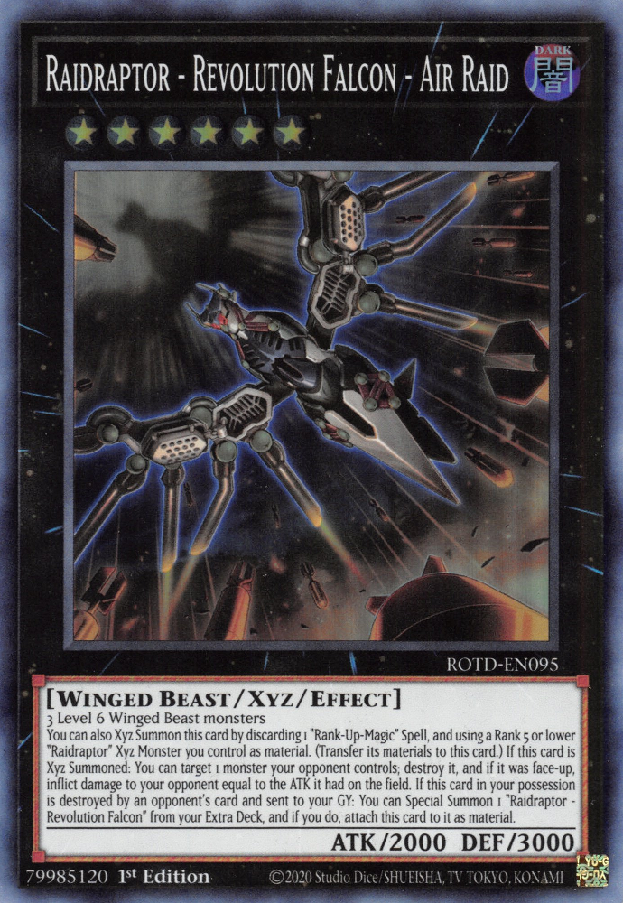 Raidraptor - Revolution Falcon - Air Raid [ROTD-EN095] Super Rare | Total Play