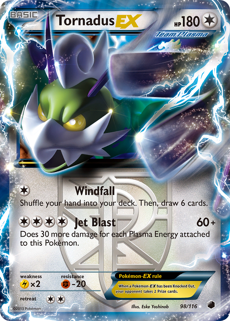 Tornadus EX (98/116) [Black & White: Plasma Freeze] | Total Play