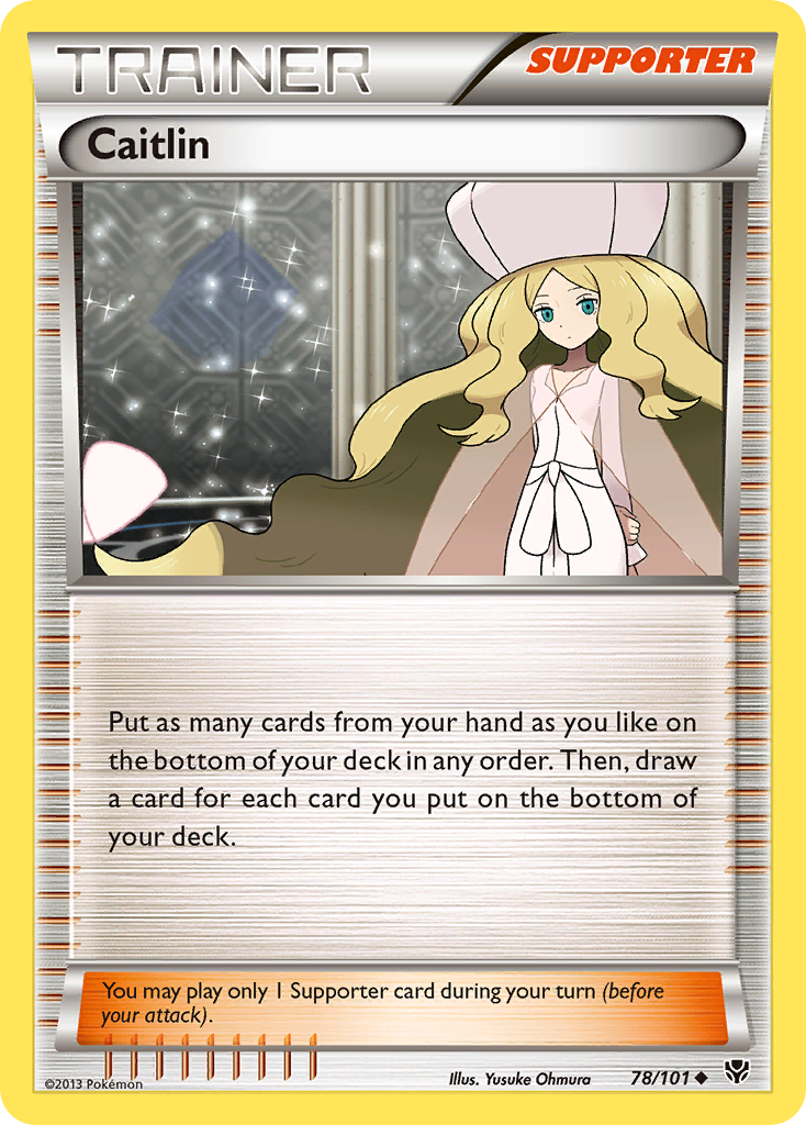 Caitlin (78/101) [Black & White: Plasma Blast] | Total Play