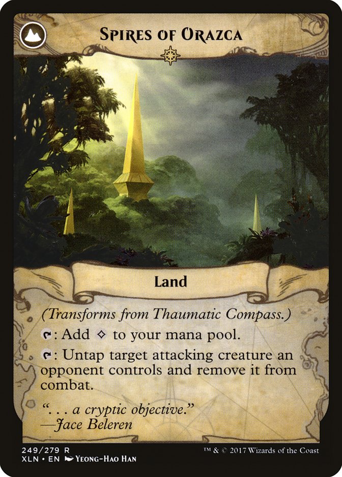Thaumatic Compass // Spires of Orazca [Ixalan] | Total Play