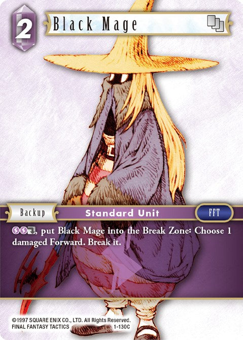 Black Mage (Female Unit) [Opus I] | Total Play