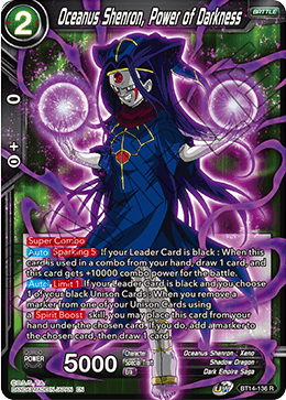 Oceanus Shenron, Power of Darkness (BT14-136) [Cross Spirits] | Total Play