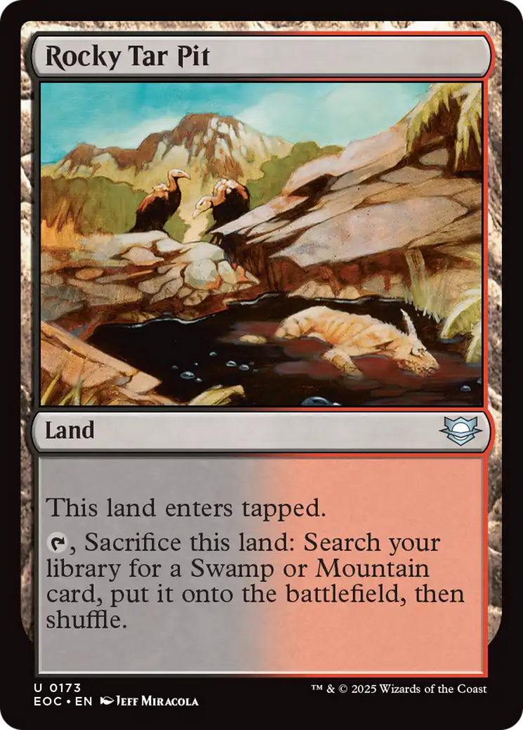 Rocky Tar Pit [Edge of Eternities Commander] | Total Play