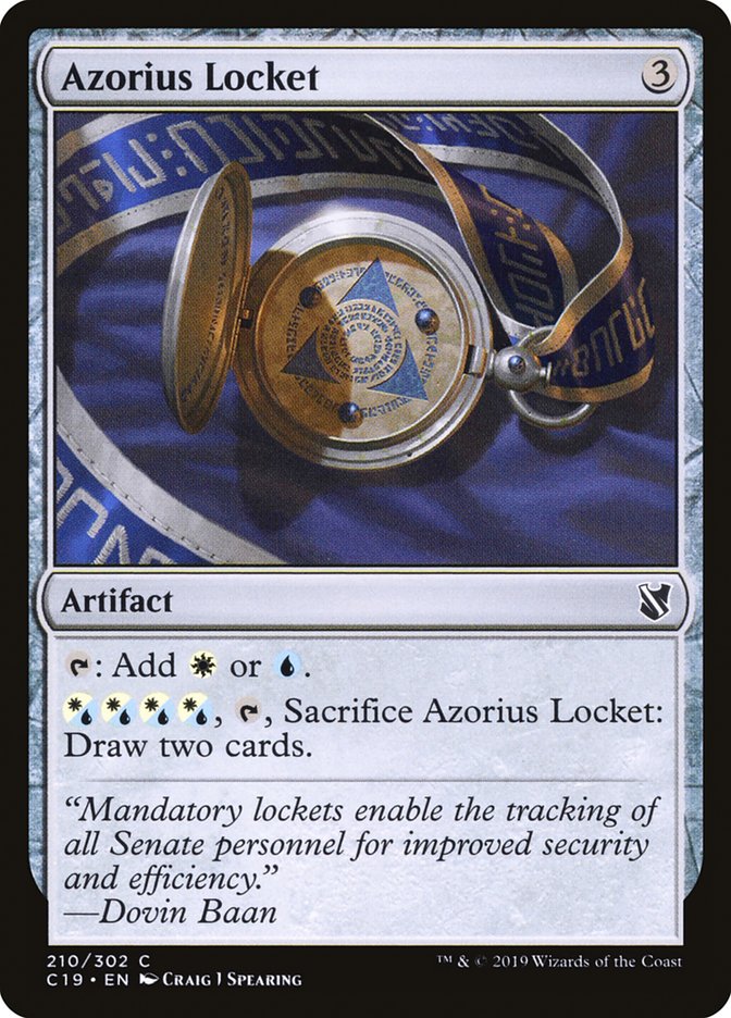 Azorius Locket [Commander 2019] | Total Play