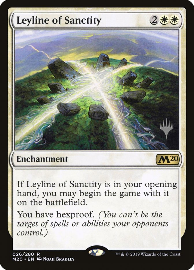 Leyline of Sanctity (Promo Pack) [Core Set 2020 Promos] | Total Play