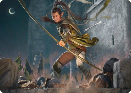 Legolas, Counter of Kills Art Card [The Lord of the Rings: Tales of Middle-earth Art Series] | Total Play