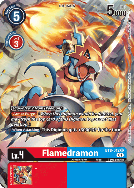 Flamedramon [BT8-012] (Alternate Art) [New Awakening] | Total Play