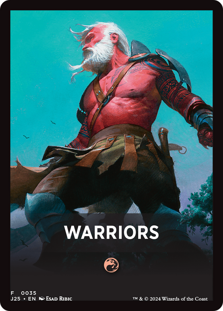 Warriors Theme Card [Foundations Jumpstart Front Cards] | Total Play