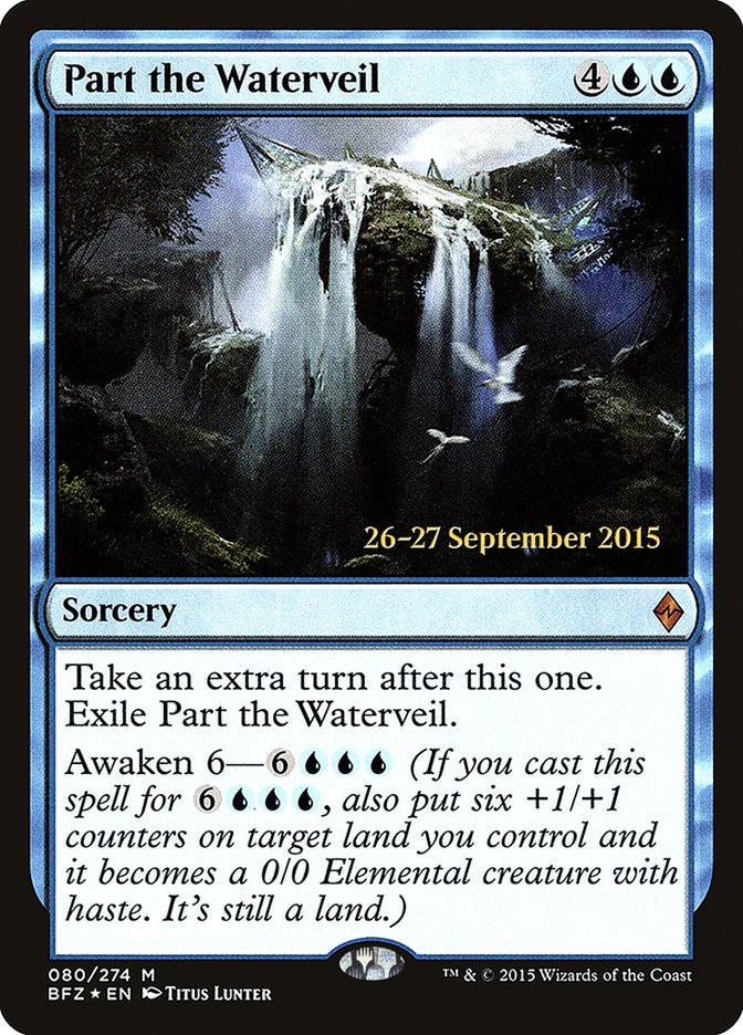 Part the Waterveil [Battle for Zendikar Prerelease Promos] | Total Play