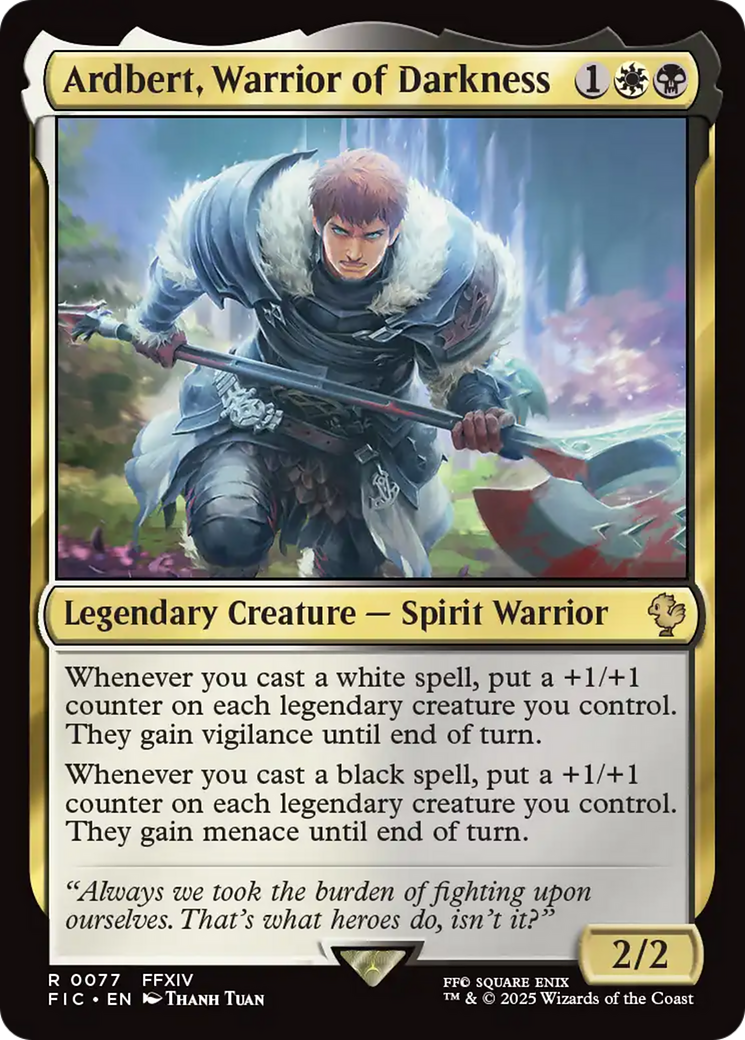 Ardbert, Warrior of Darkness [FINAL FANTASY Commander] | Total Play