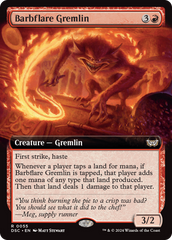 Barbflare Gremlin (Extended Art) [Duskmourn: House of Horror Commander] | Total Play