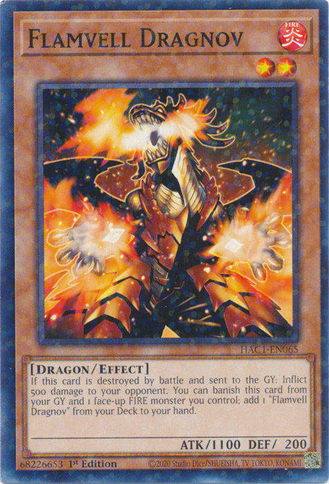 Flamvell Dragnov (Duel Terminal) [HAC1-EN065] Common | Total Play