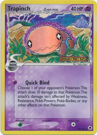 Trapinch (69/101) (Delta Species) (Stamped) [EX: Dragon Frontiers] | Total Play
