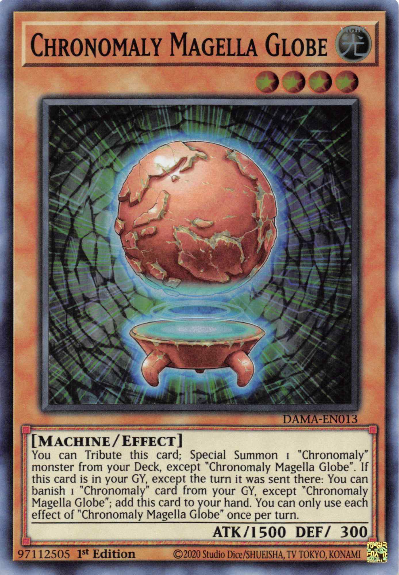 Chronomaly Magella Globe [DAMA-EN013] Super Rare | Total Play