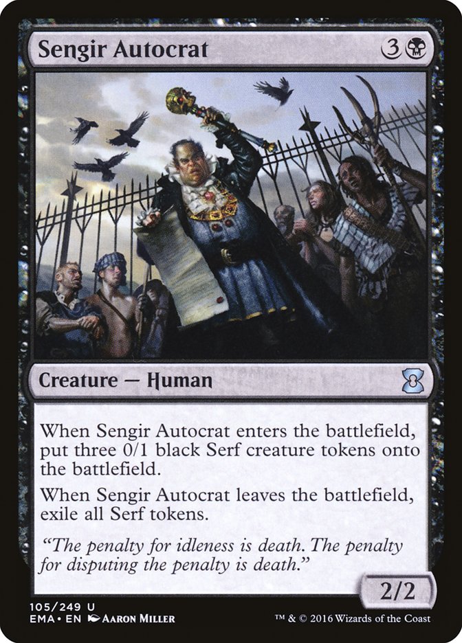 Sengir Autocrat [Eternal Masters] | Total Play