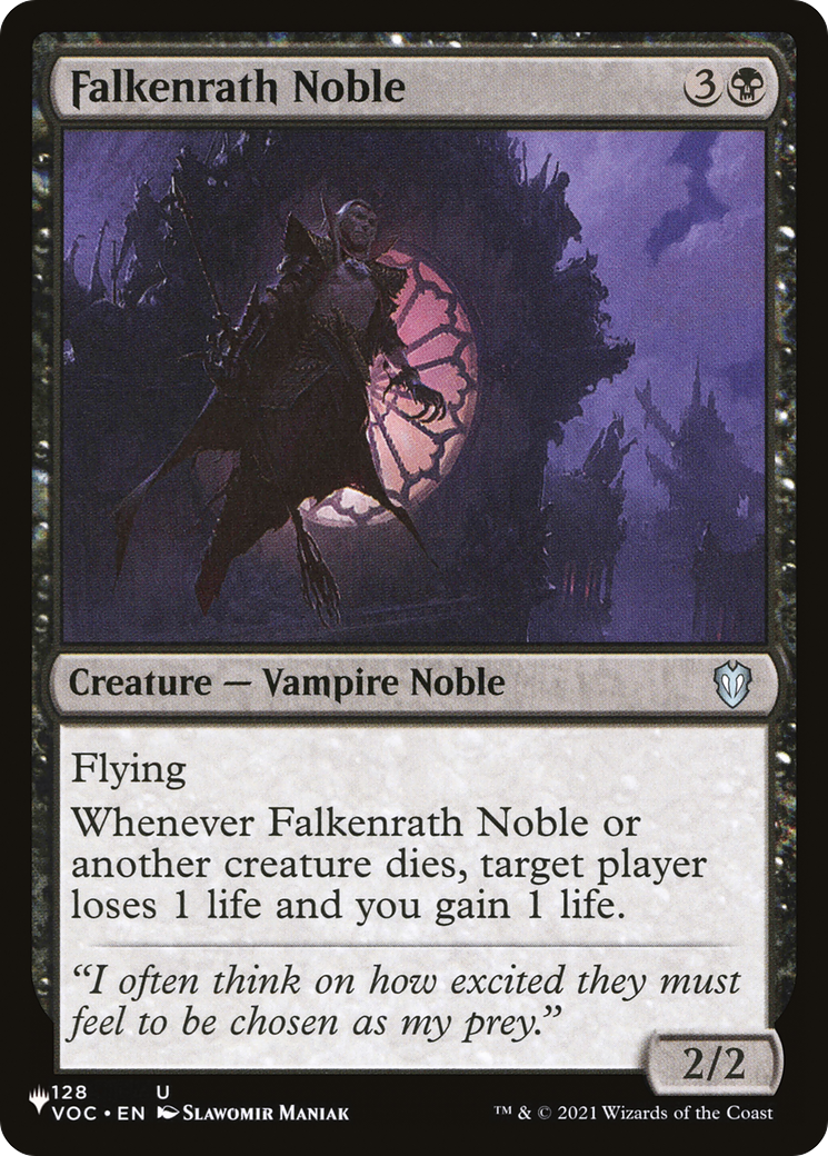 Falkenrath Noble [The List] | Total Play