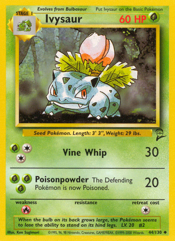 Ivysaur (44/130) [Base Set 2] | Total Play