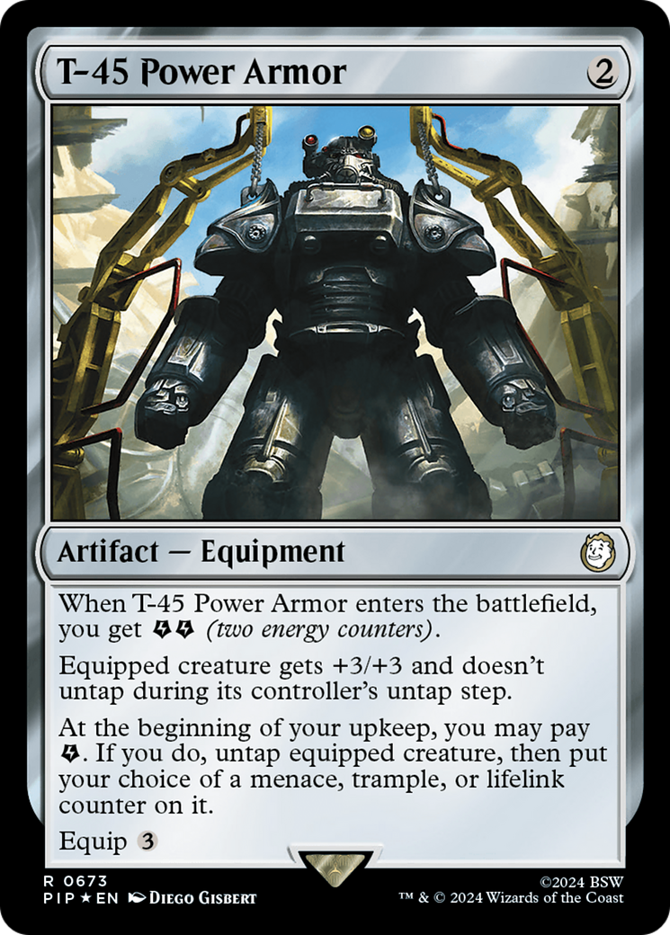 T-45 Power Armor (Surge Foil) [Fallout] | Total Play