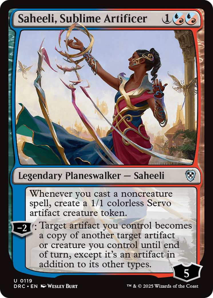 Saheeli, Sublime Artificer [Aetherdrift Commander] | Total Play