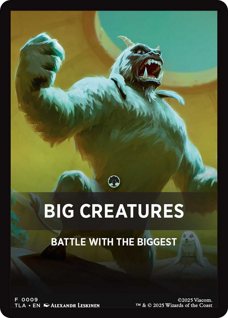 Big Creatures Theme Card [Avatar: The Last Airbender] | Total Play