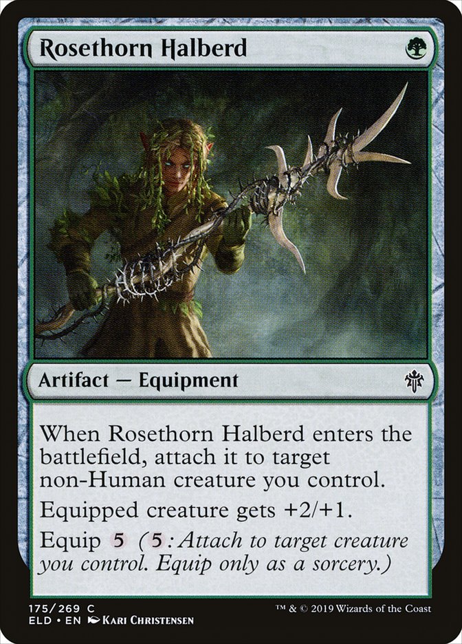 Rosethorn Halberd [Throne of Eldraine] | Total Play