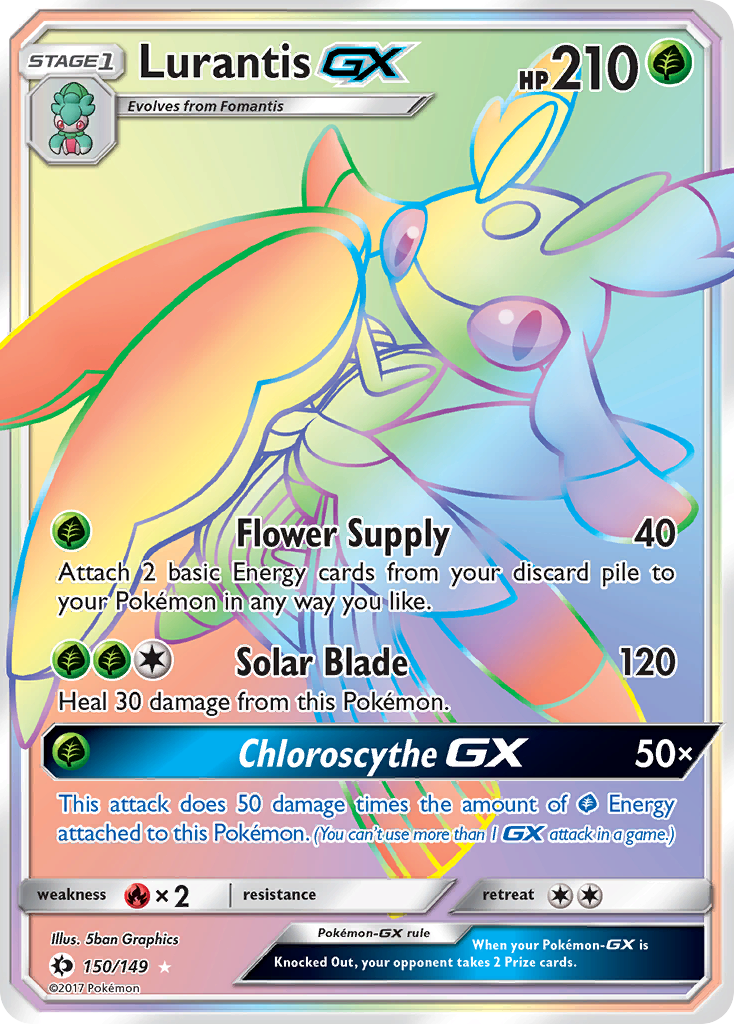 Lurantis GX (150/149) [Sun & Moon: Base Set] | Total Play