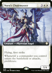 Norn's Choirmaster (Extended Art) [Phyrexia: All Will Be One Commander] | Total Play