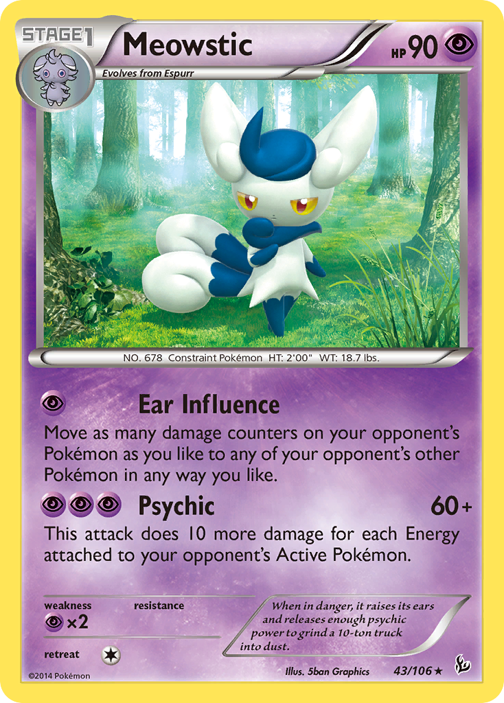Meowstic (43/106) [XY: Flashfire] | Total Play