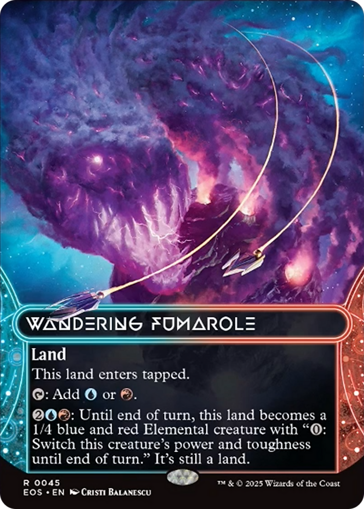 Wandering Fumarole (0045) (Borderless) [Edge of Eternities: Stellar Sights] | Total Play