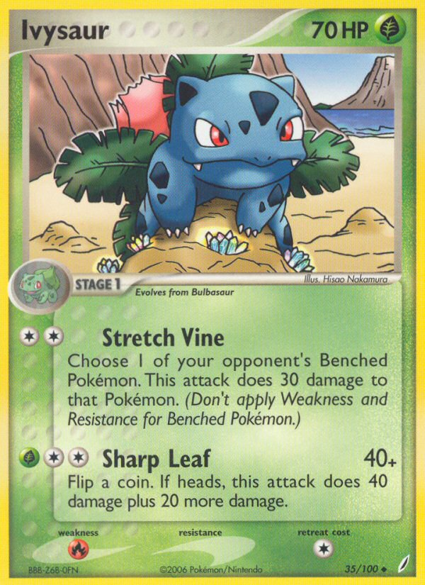 Ivysaur (35/100) [EX: Crystal Guardians] | Total Play