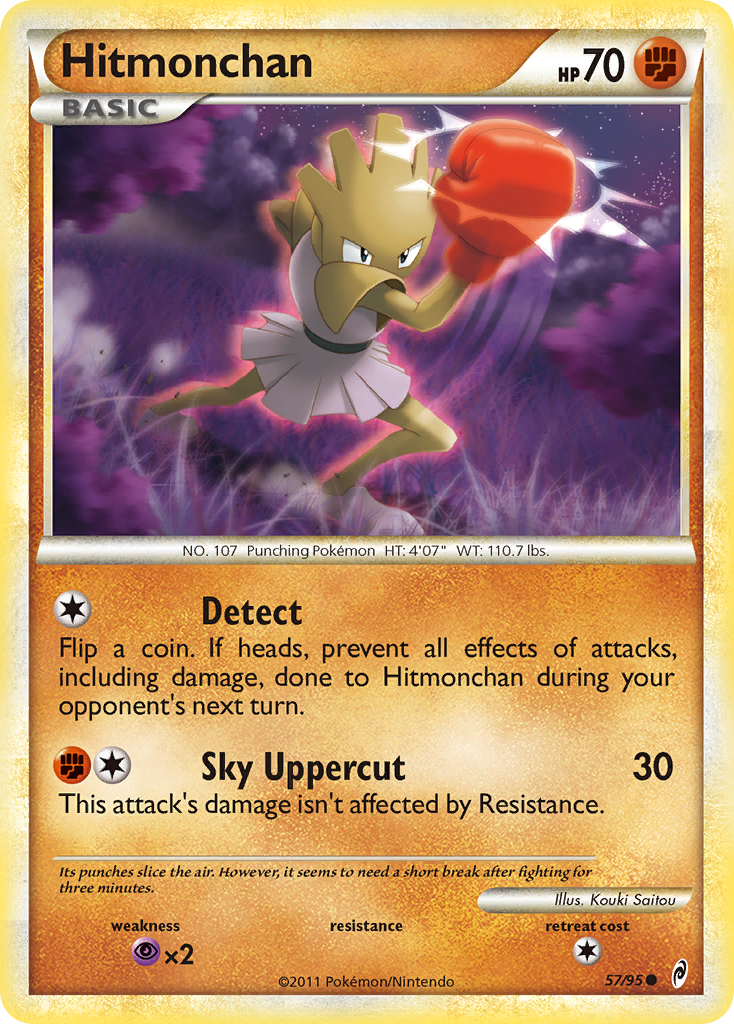 Hitmonchan (57/95) [HeartGold & SoulSilver: Call of Legends] | Total Play