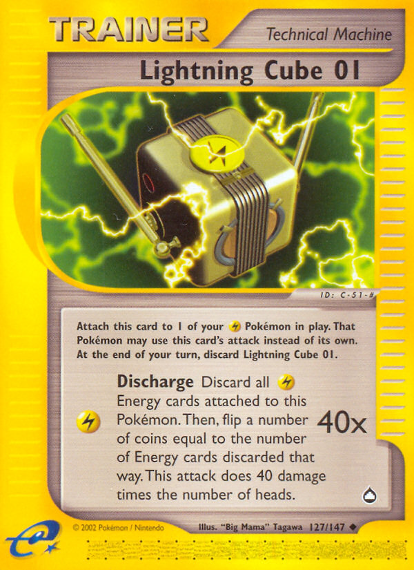 Lightning Cube 01 (127/147) [Aquapolis] | Total Play
