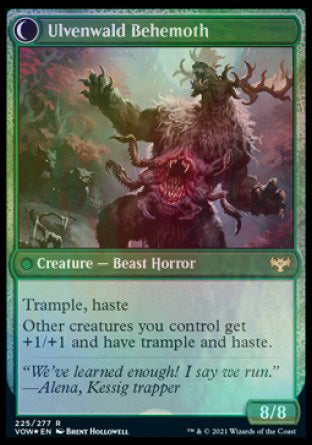 Ulvenwald Oddity // Ulvenwald Behemoth [Innistrad: Crimson Vow Prerelease Promos] | Total Play