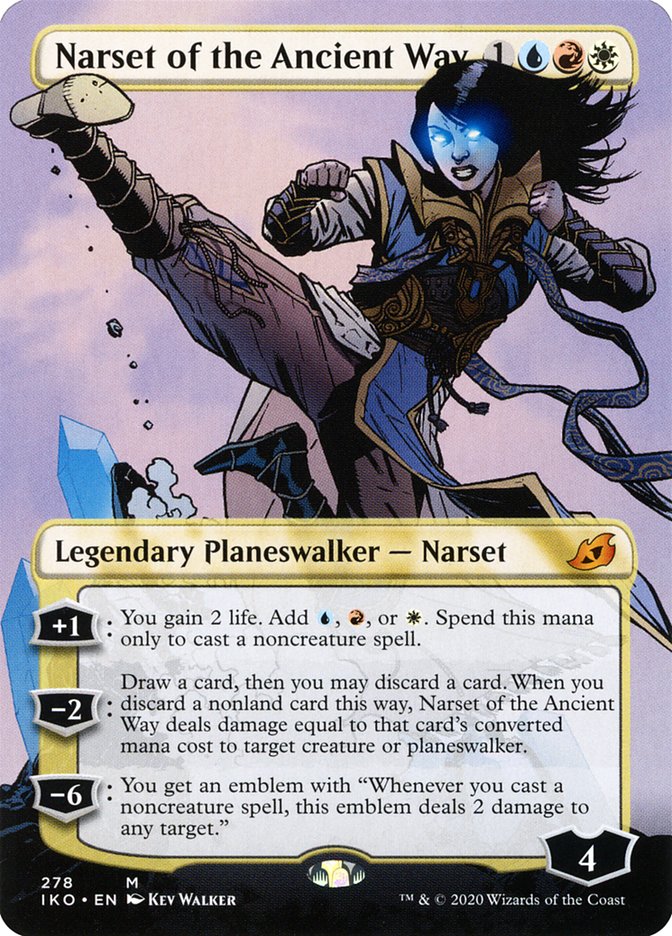 Narset of the Ancient Way (Borderless) [Ikoria: Lair of Behemoths] | Total Play