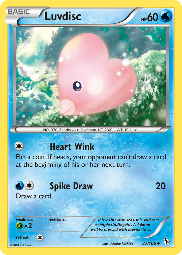 Luvdisc (27/106) [XY: Flashfire] | Total Play