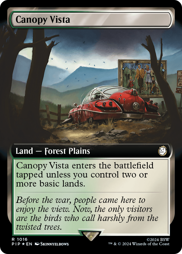 Canopy Vista (Extended Art) (Surge Foil) [Fallout] | Total Play