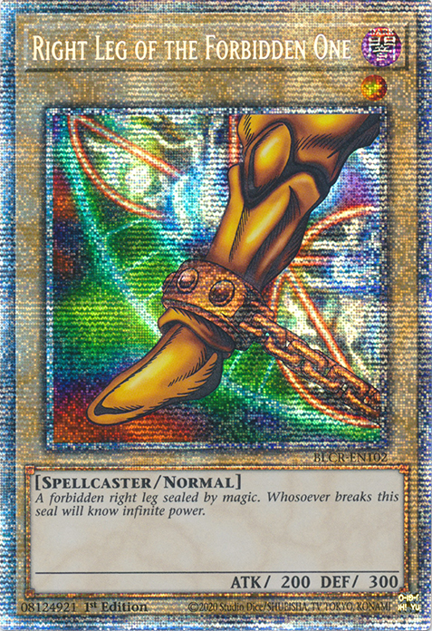 Right Leg of the Forbidden One [BLCR-EN102] Starlight Rare | Total Play