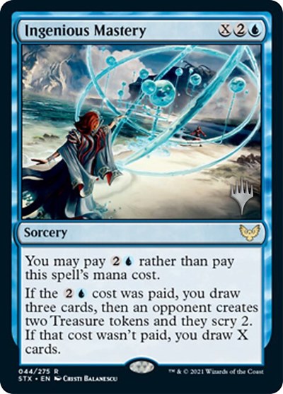 Ingenious Mastery (Promo Pack) [Strixhaven: School of Mages Promos] | Total Play
