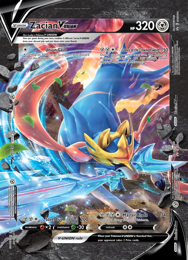 Zacian V-Union (Jumbo Card) [Sword & Shield: Black Star Promos] | Total Play