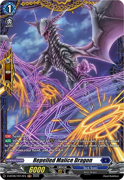 Repelled Malice Dragon (D-BT06/FR14EN) [Blazing Dragon Reborn] | Total Play