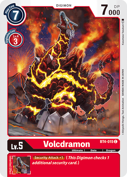 Volcdramon [BT4-015] [Great Legend] | Total Play