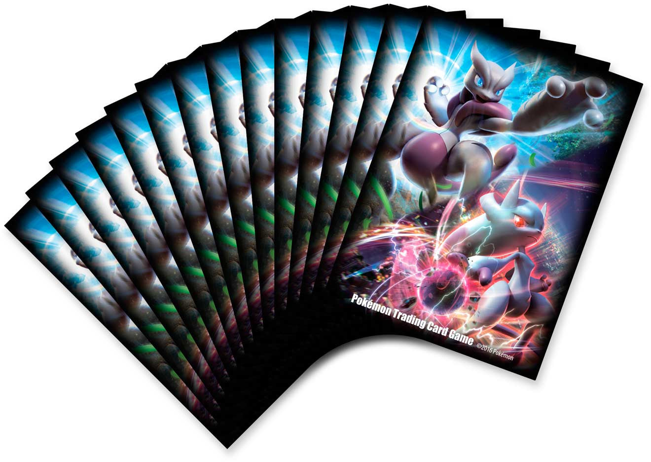 Card Sleeves - Mega Mewtwo X and Mega Mewtwo Y | Total Play